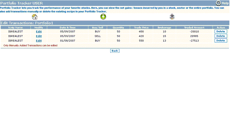 Edit Transactions