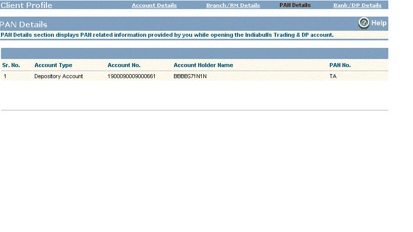 Verify your PAN Card Details.