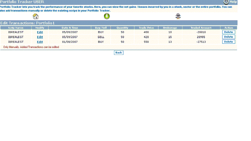 Edit Transactions