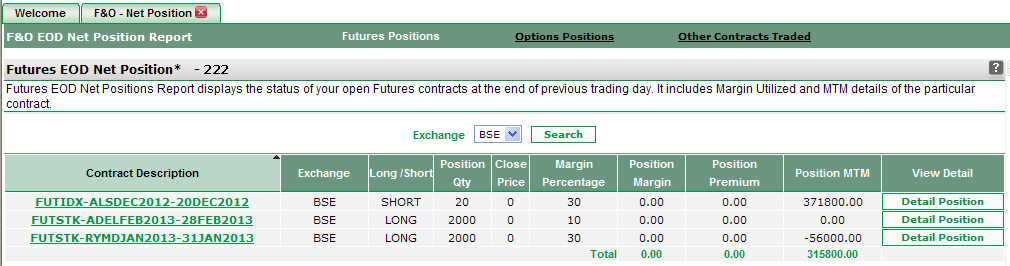 View options contracts that were expired yesterday.